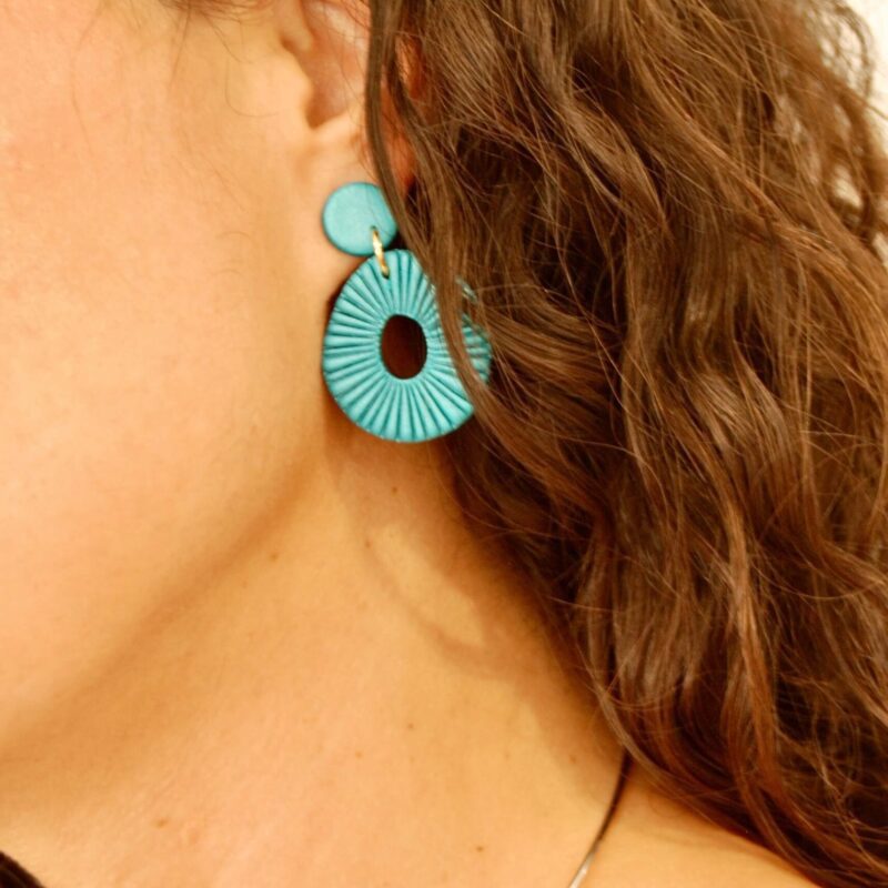 Donuts azul metalizado