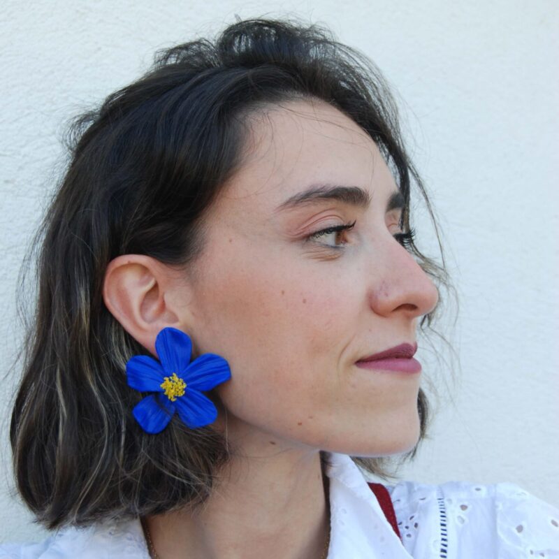 Flor pétalos AZUL
