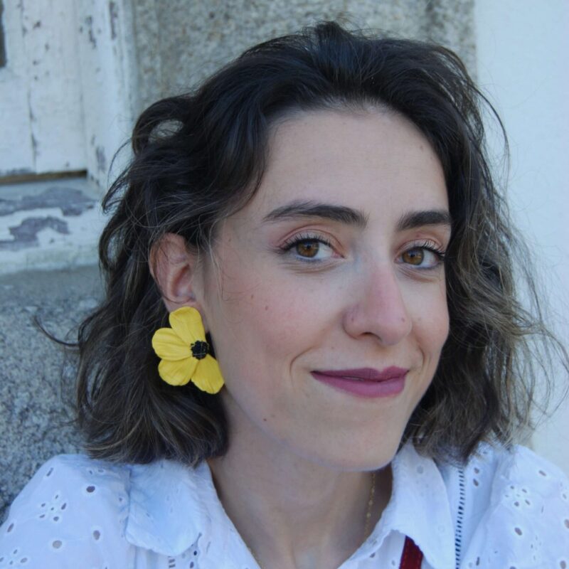 Media flor pétalos AMARILLO