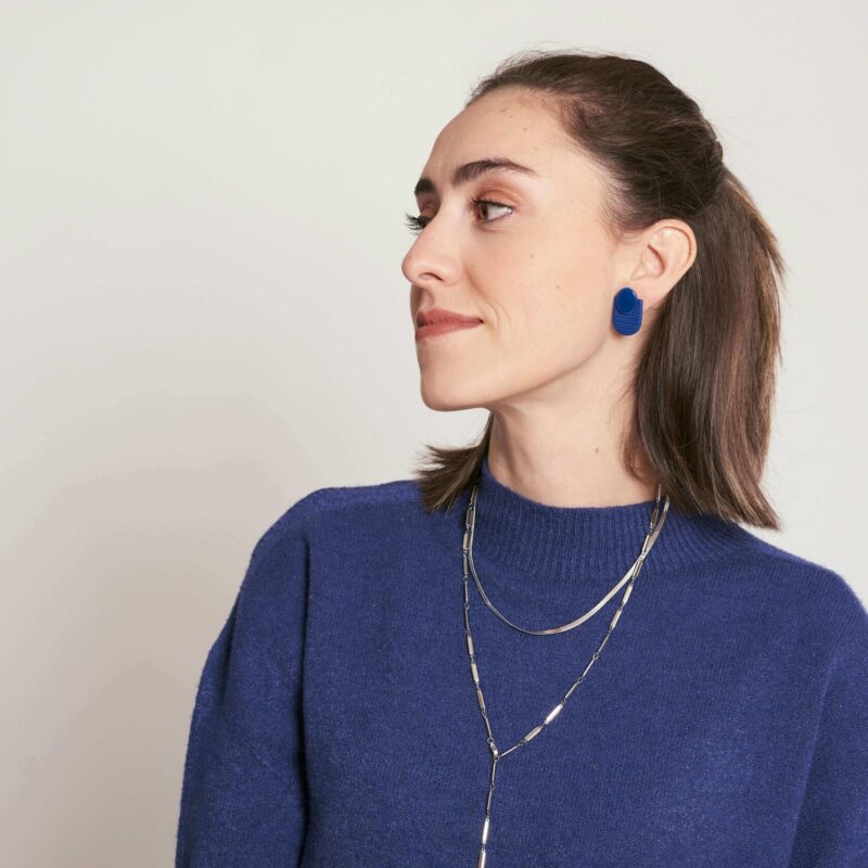 Café con amigas (azul)