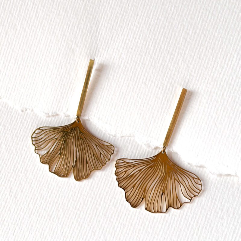 Pendientes Gingko
