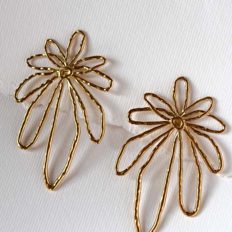 Pendientes flor