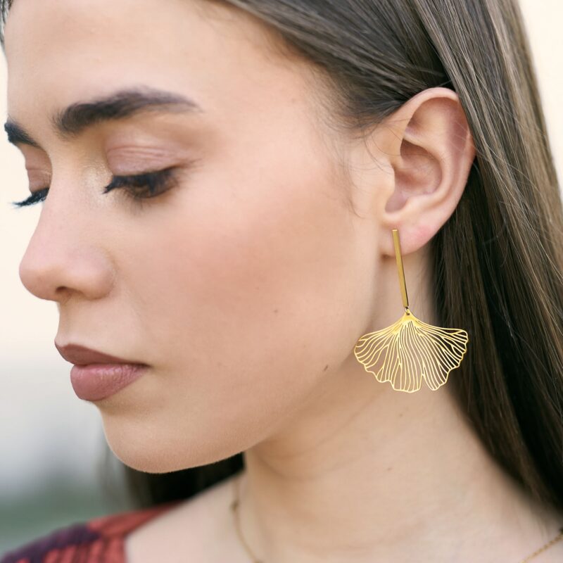 Pendientes Gingko