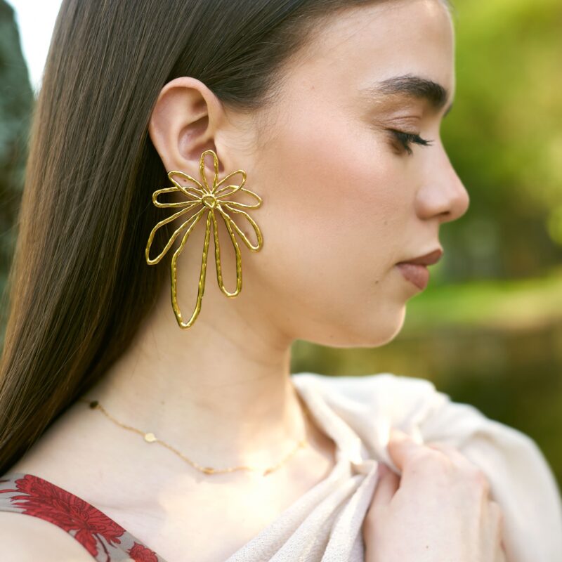 Pendientes flor